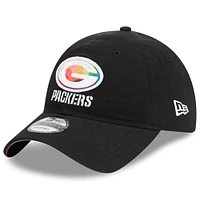 Men's New Era  Black Green Bay Packers 2023 NFL Crucial Catch 9TWENTY Adjustable Hat