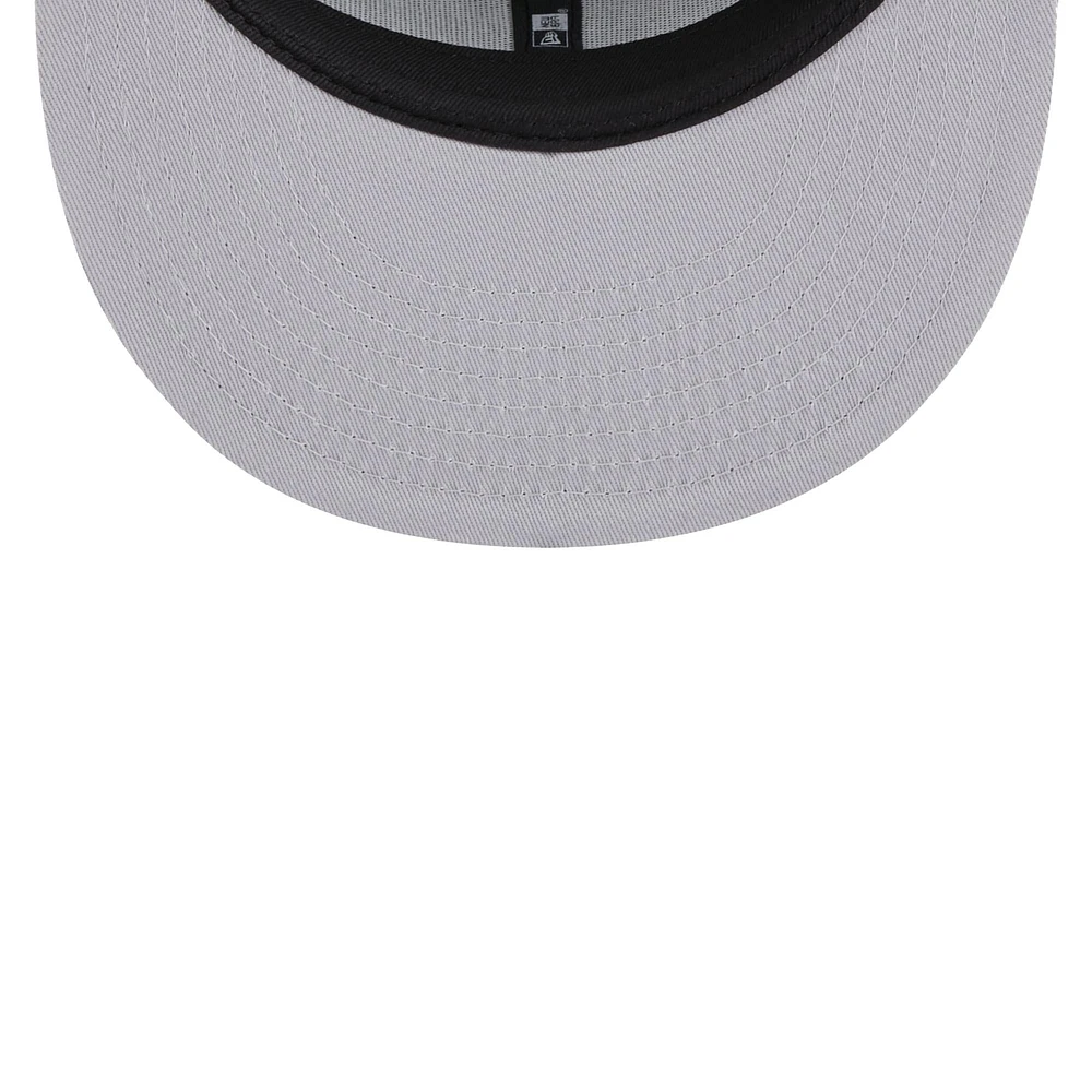 Men's New Era Black Green Bay Packers Tidal 9FIFTY Snapback Hat