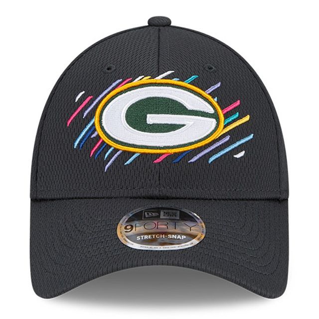 Casquette ajustable 9FORTY New Era Green Bay Packers 2021 NFL Crucial Catch pour homme