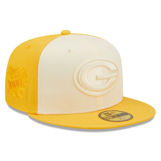NWE PAC CREAM GOLD NFL TON 2 TONS 59FIFTY HATMENHIC
