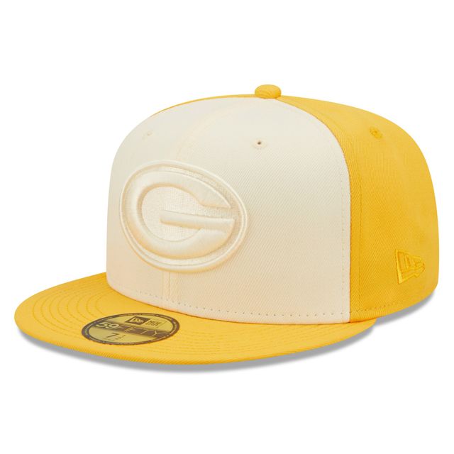 NWE PAC CREAM GOLD NFL TON 2 TONS 59FIFTY HATMENHIC