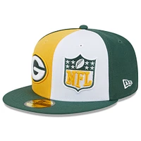 Casquette ajustée 59FIFTY Sideline 2023 des Packers de Green Bay New Era pour homme