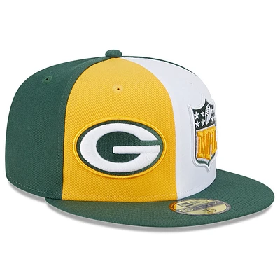 Casquette ajustée 59FIFTY Sideline 2023 des Packers de Green Bay New Era pour homme