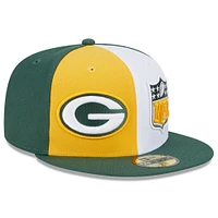 Casquette ajustée 59FIFTY Sideline 2023 des Packers de Green Bay New Era pour homme