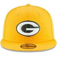 Casquette ajustée New Era Green Bay Packers Omaha 59FIFTY pour homme