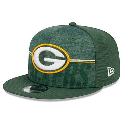Men's New Era  Green Green Bay Packers 2023 NFL Training Camp 9FIFTY Snapback Hat