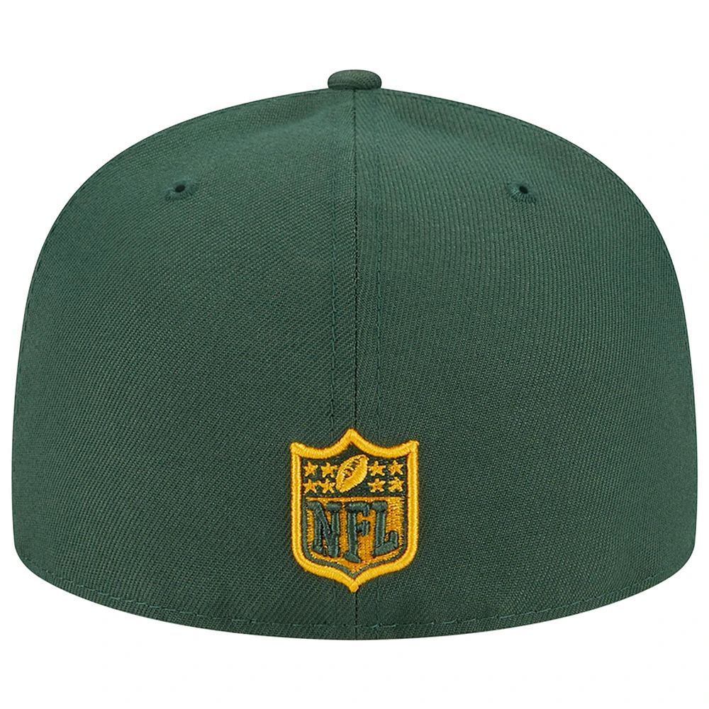 Casquette ajustée Main 59FIFTY des Packers de Green Bay New Era pour homme