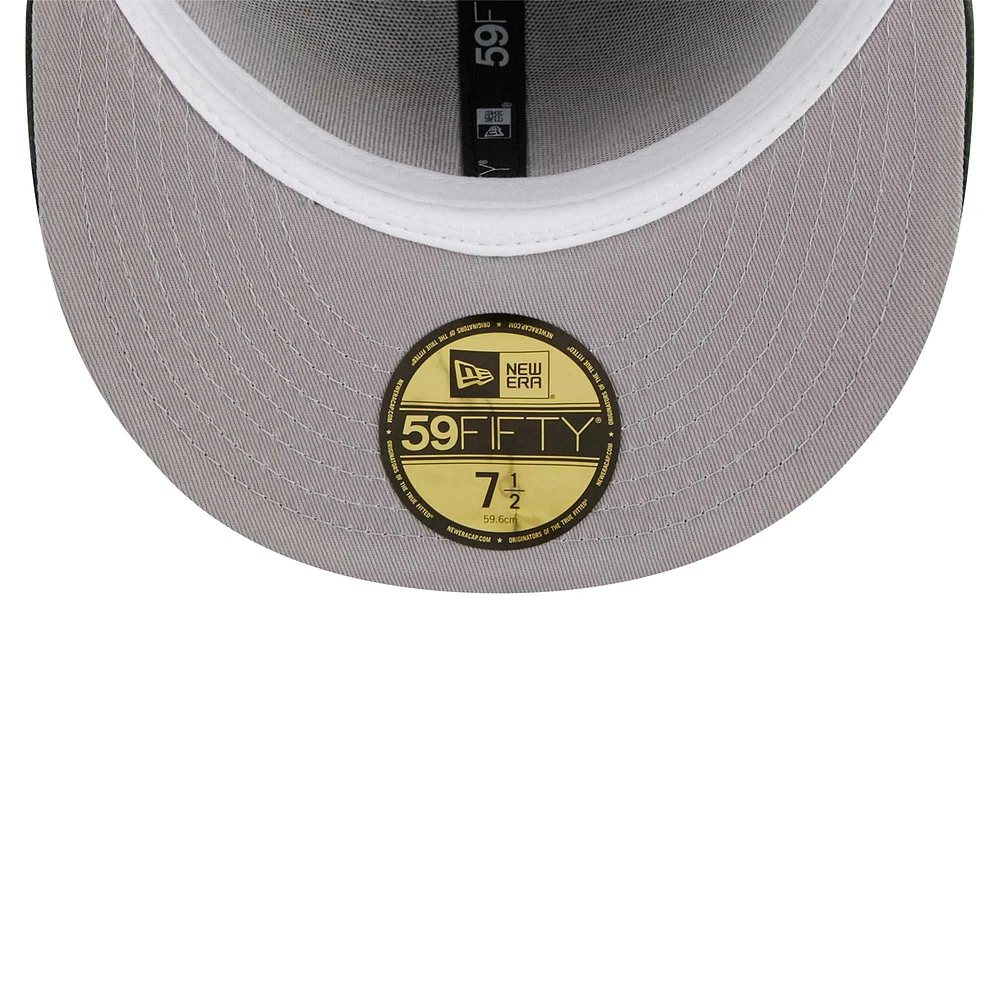 Men's New Era Green Bay Packers Throwback Corduroy 59FIFTY Fitted Hat