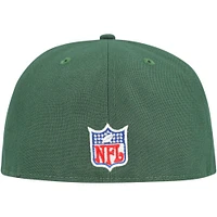 Casquette ajustée 59FIFTY Throwback Main des Packers de Green Bay New Era pour homme