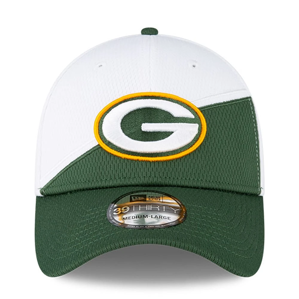 Men's New Era Green Bay Packers Sideline 39THIRTY Flex Hat