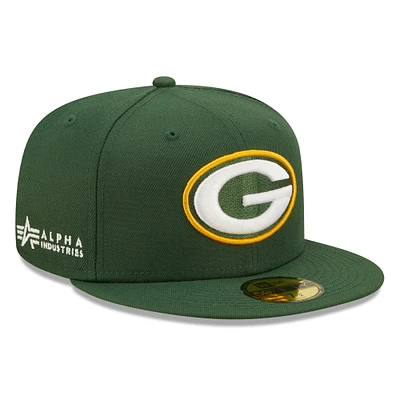 NWE PAC GREEN NFL ALPHA 59FIFTY HATMENHIC