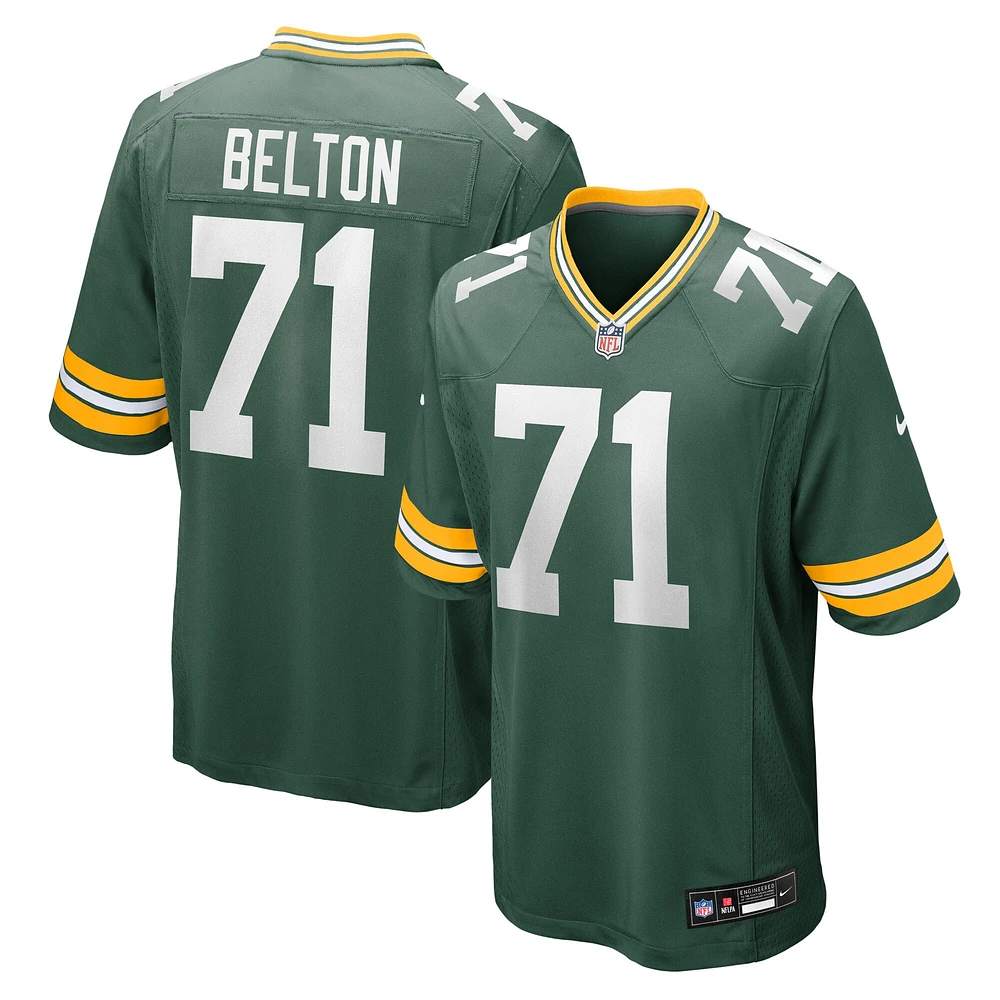 Men's Nike Anthony Belton  Green Bay Packers Team Game Jersey