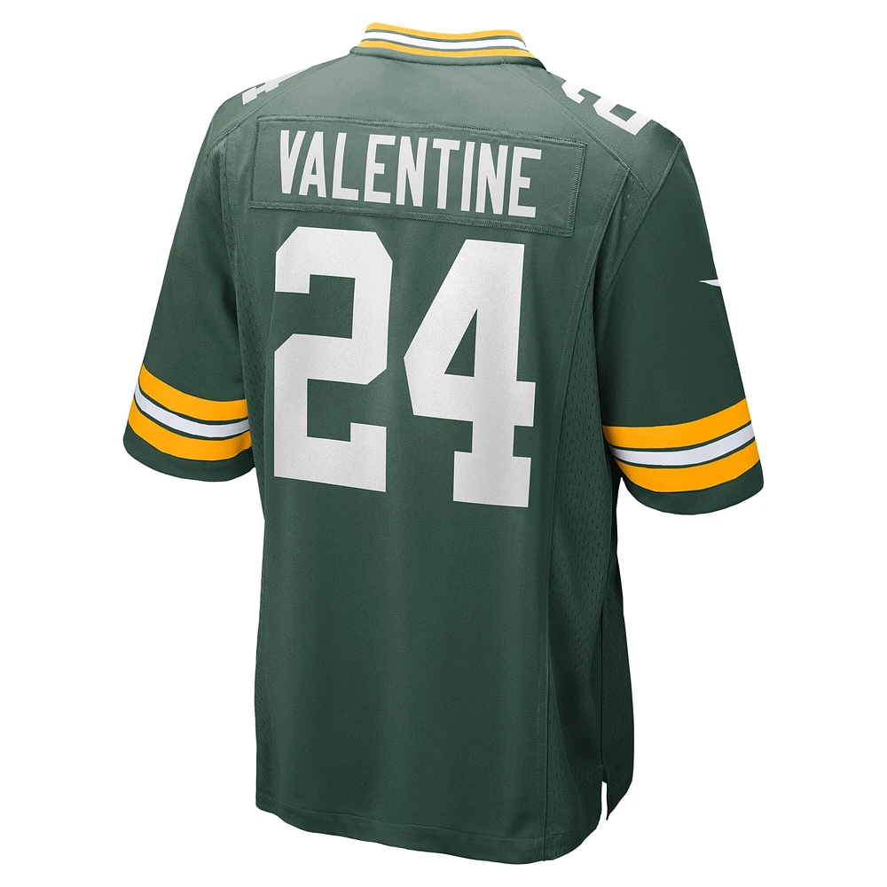 Men's Nike Carrington Valentine  Green Bay Packers Game Jersey