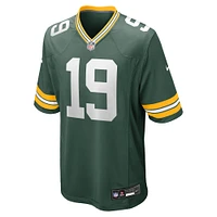 Maillot de match Nike Daniel Whelan pour homme, vert, des Packers Green Bay