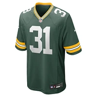 Maillot de match Nike Emanuel Wilson pour homme, vert, Green Bay Packers