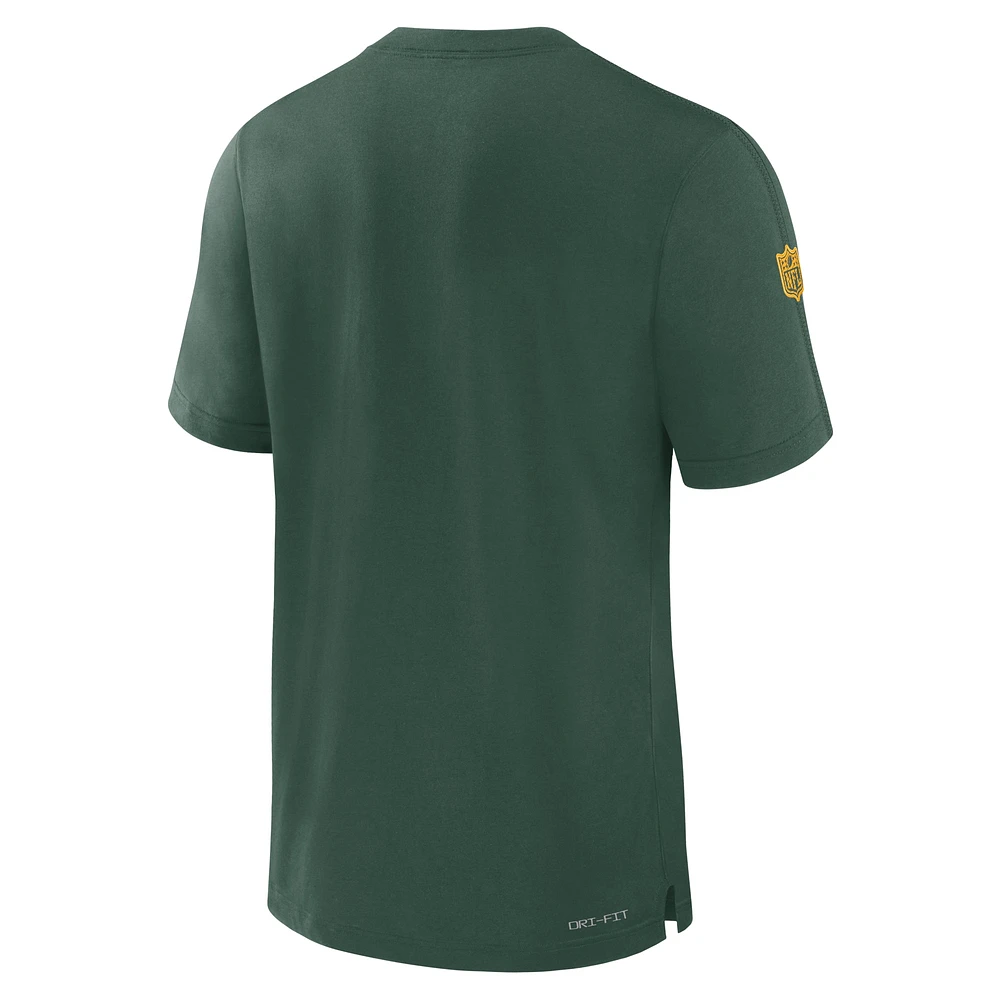 Men's Nike Green Bay Packers Sideline Player Performance T-Shirt