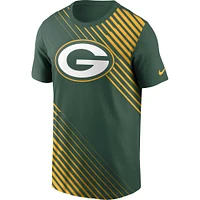 Men's Nike  Green Bay Packers Yard Line Fashion Asbury T-Shirt