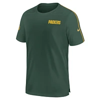 Men's Nike Hunter Green Bay Packers 2024 Sideline Coach UV Performance T-Shirt