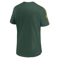 Men's Nike Hunter Green Bay Packers 2024 Sideline Coach UV Performance T-Shirt