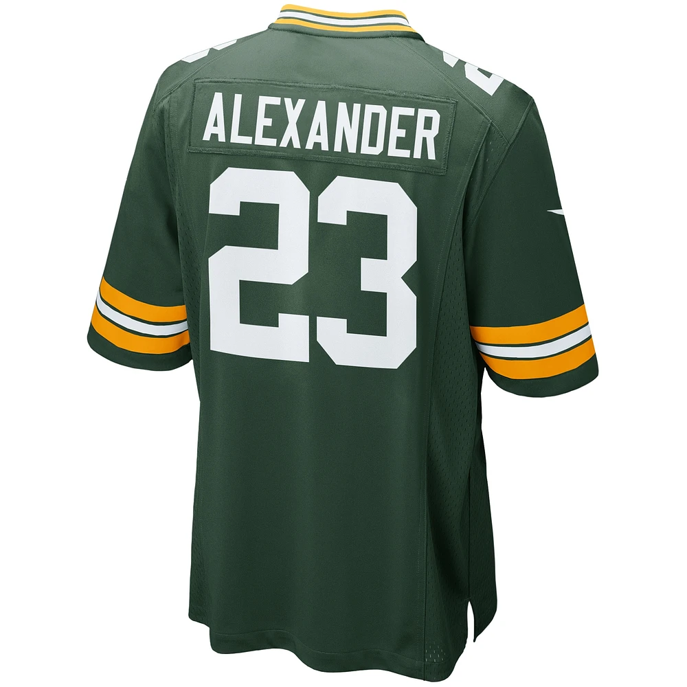 Men's Nike Jaire Alexander Green Bay Packers Game Player Jersey