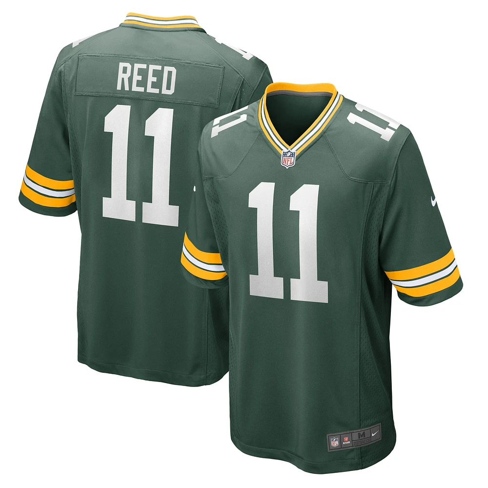 Maillot de match Nike Jayden Reed pour hommes, vert, Green Bay Packers