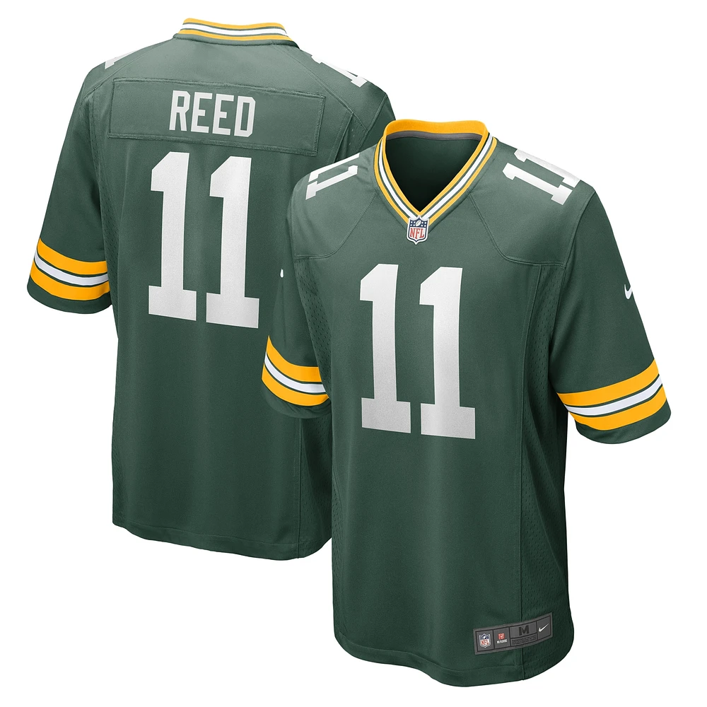 Maillot de match Nike Jayden Reed pour hommes, vert, Green Bay Packers