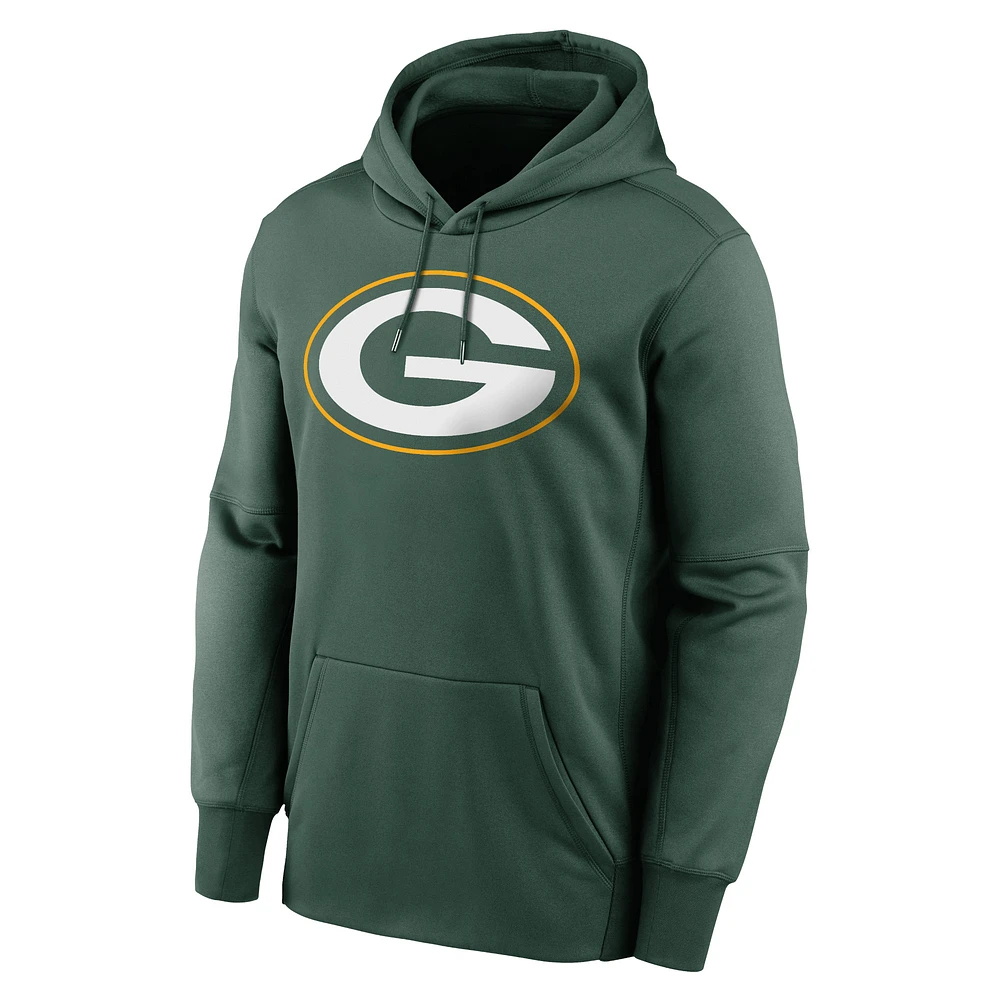 Men's Nike Jordan Love Green Bay Packers Player Name & Number Performance Pullover Hoodie