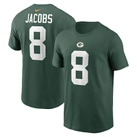 Men's Nike Josh Jacobs Green Bay Packers Player Name & Number T-Shirt