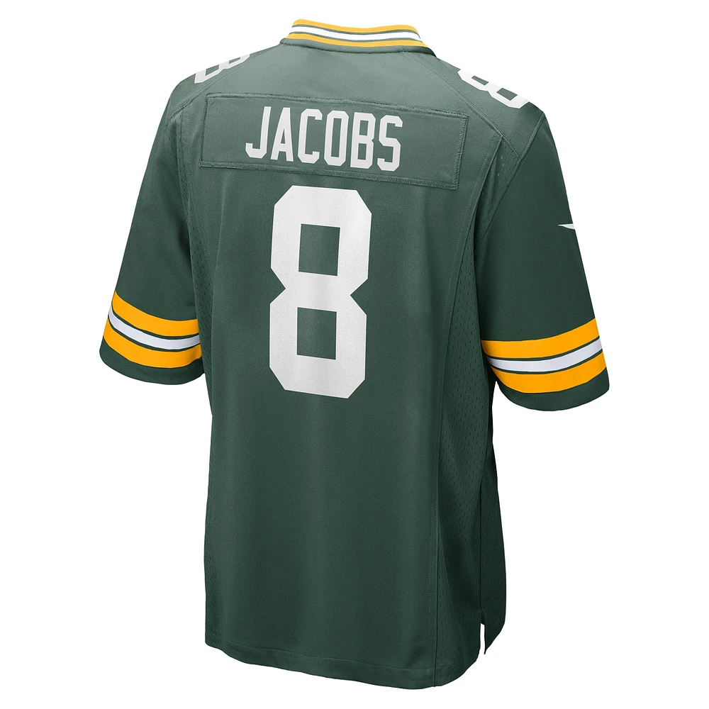 Men's Nike Josh Jacobs  Green Bay Packers Team Game Jersey