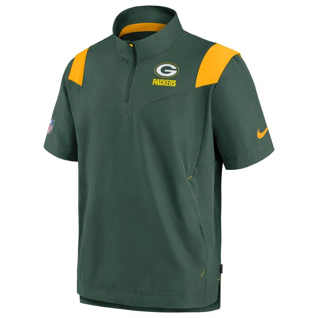 Haut à enfiler Chevron Lockup Nike Kelly Green Bay Packers Sideline Coaches pour homme