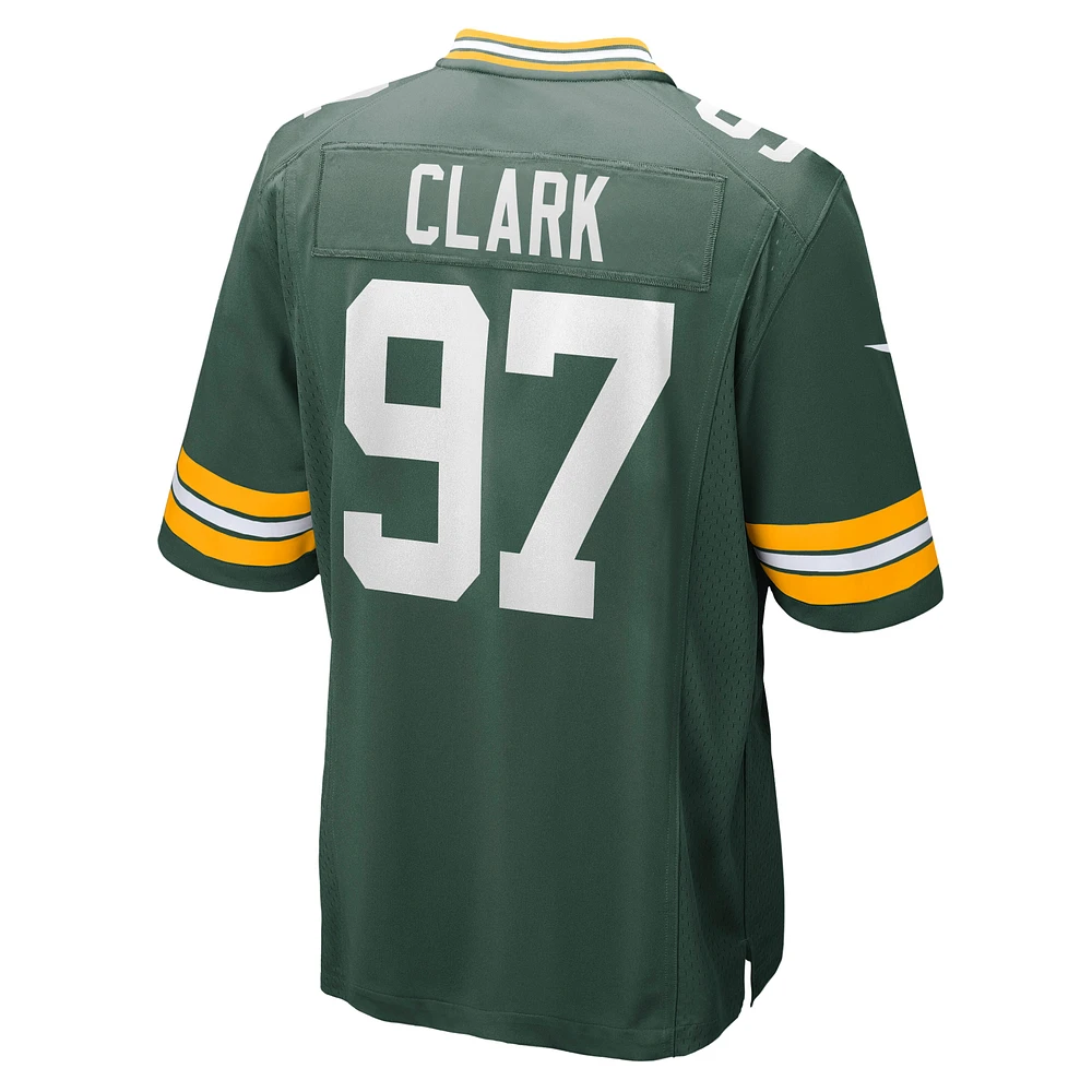 Maillot de match Nike Kenny Clark Green Bay Packers pour homme