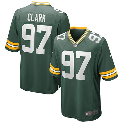 Maillot de match Nike Kenny Clark Green Bay Packers pour homme
