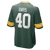 Men's Nike LJ Davis  Green Bay Packers Game Jersey