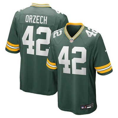 Maillot de match Nike Matt Orzech Green Bay Packers pour homme