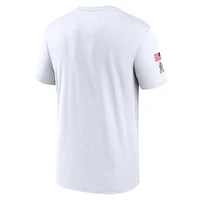 Men's Nike White Green Bay Packers 2024 Salute To Service Legend Performance T-Shirt