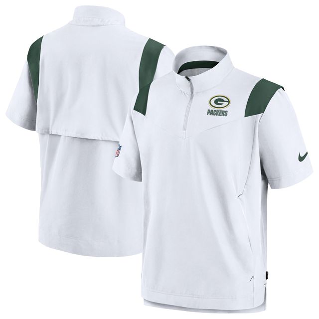 Haut à enfiler Chevron Lockup Nike Green Bay Packers Sideline Coaches pour homme - Blanc