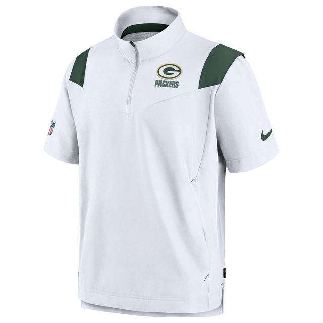 Haut à enfiler Chevron Lockup Nike Green Bay Packers Sideline Coaches pour homme - Blanc