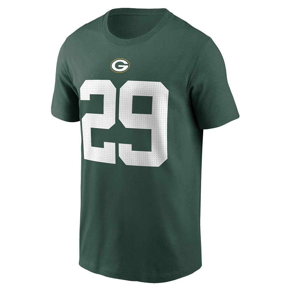 Men's Nike Xavier McKinney Green Bay Packers Name & Number T-Shirt