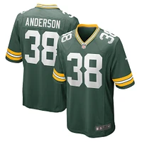 Men's Nike Zayne Anderson  Green Bay Packers Team Game Jersey
