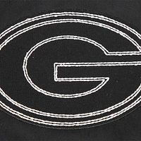 Men's Pro Standard Black Green Bay Packers Paint The City Twill Full-Zip Jacket