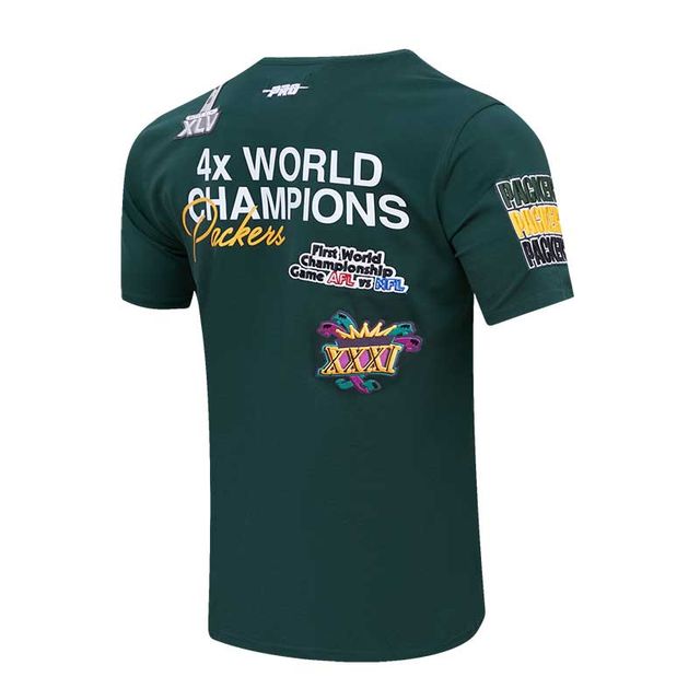 T-shirt de championnat Pro Standard Green Bay Packers pour hommes