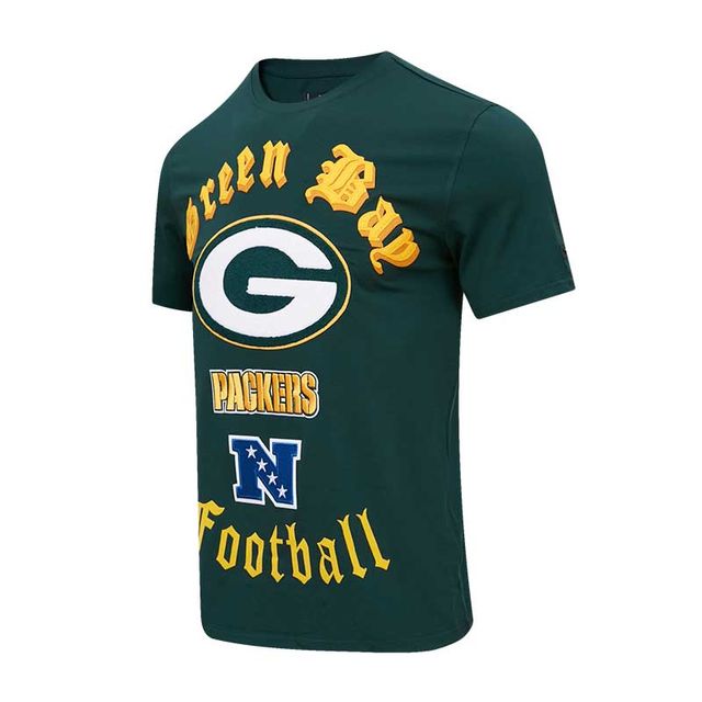 T-shirt Pro Standard Green Bay Packers Old English pour homme