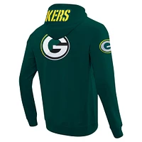 Men's Pro Standard  Green Bay Packers Split Logo Double Knit Full-Zip Hoodie