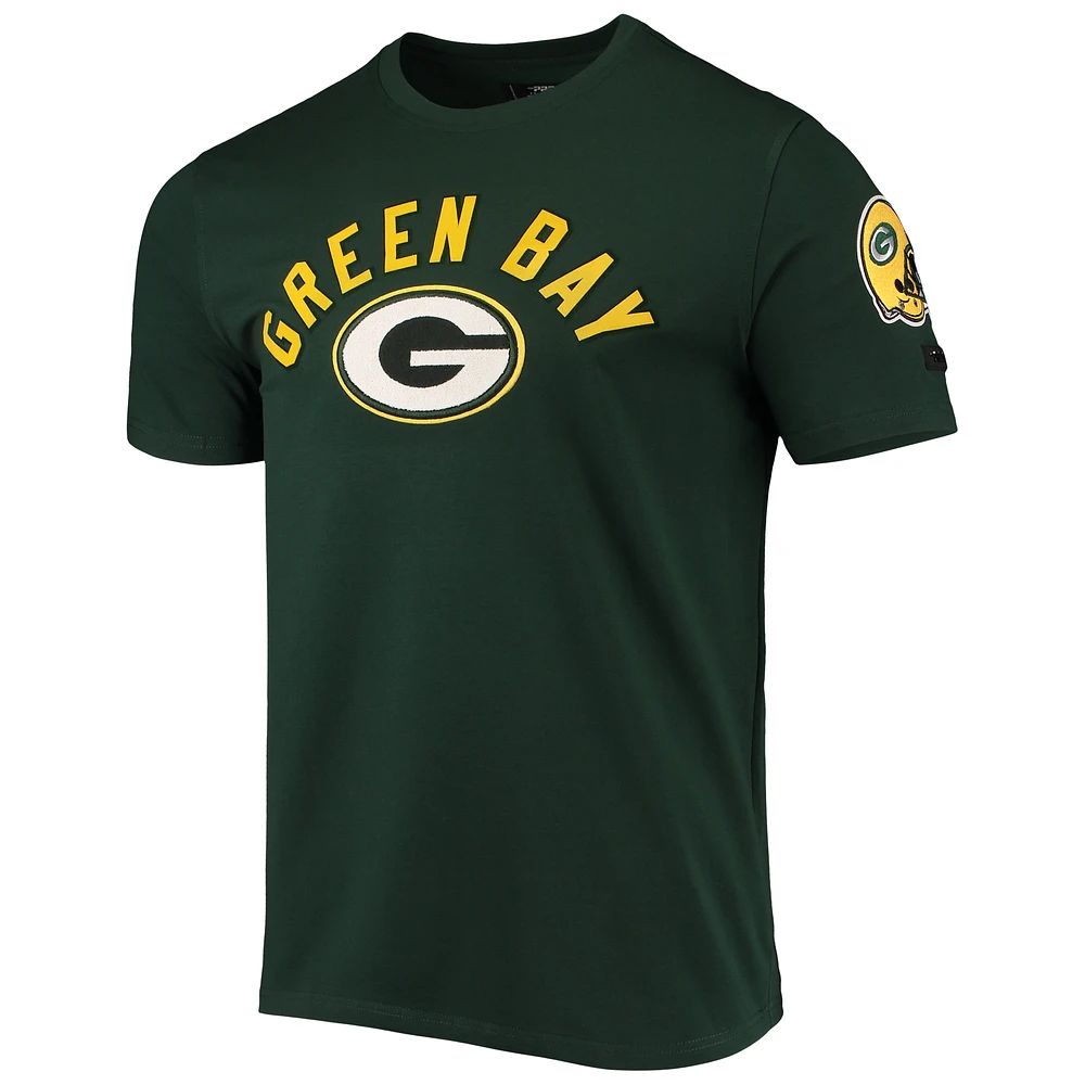 T-shirt ajusté Pro Standard Green Bay Packers Team Classic Bristle pour hommes