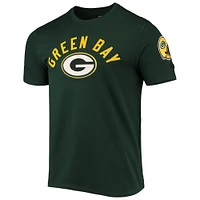 T-shirt ajusté Pro Standard Green Bay Packers Team Classic Bristle pour hommes