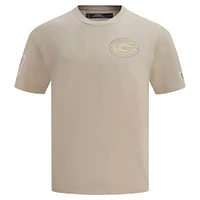 T-shirt à épaules tombantes Pro Standard Tan pour homme des Packers de Green Bay
