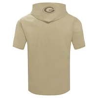 Sweat à capuche manches courtes pour homme Pro Standard Tan Green Bay Packers Neutrals Capsule