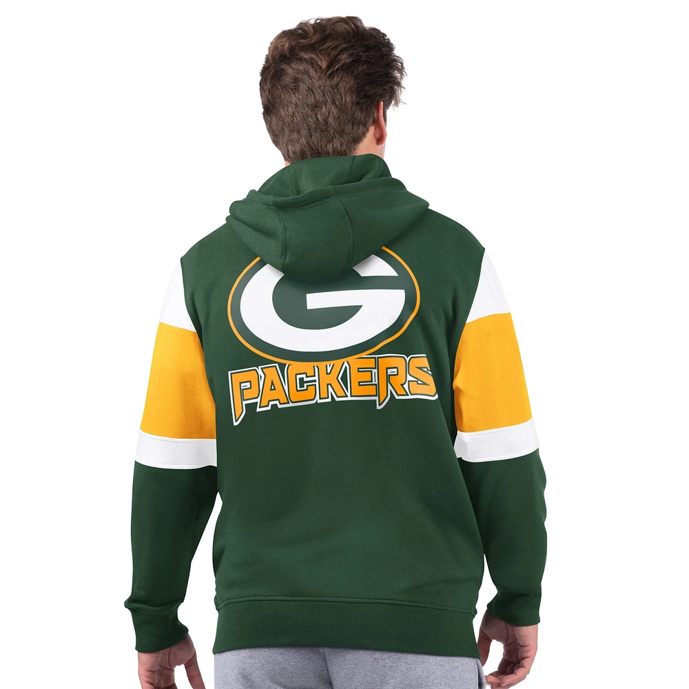 Men's Starter Green Bay Packers Extreme Full-Zip Hoodie