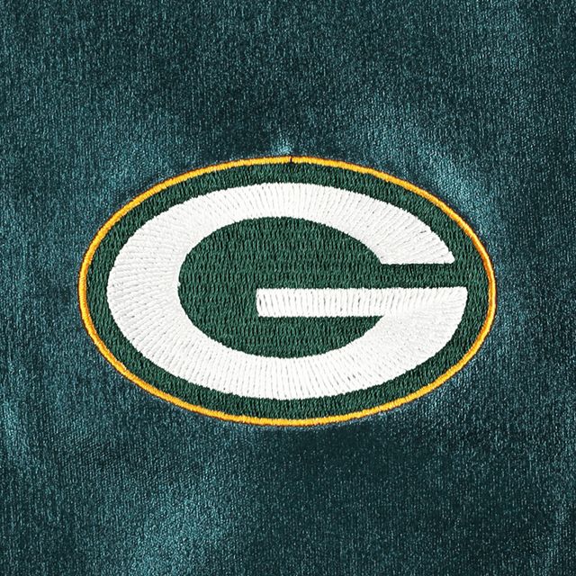 Blouson aviateur métallisé à boutons-pression The Wild Collective Green Bay Packers pour homme