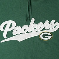 Men's Tommy Hilfiger Green/Gold Green Bay Packers Aiden Quarter-Zip Sweatshirt